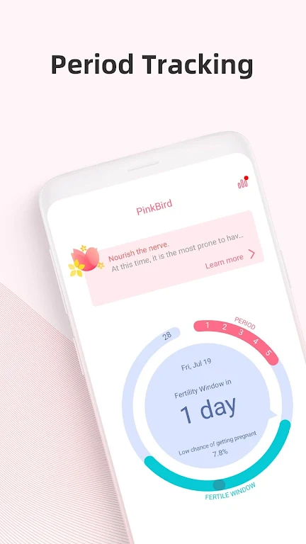 PinkBird Period Tracker Ekran Görüntüsü 0