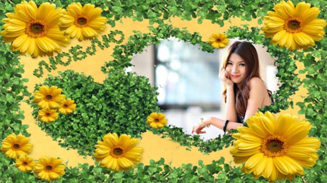 beauty flower photo frames Screenshot 0