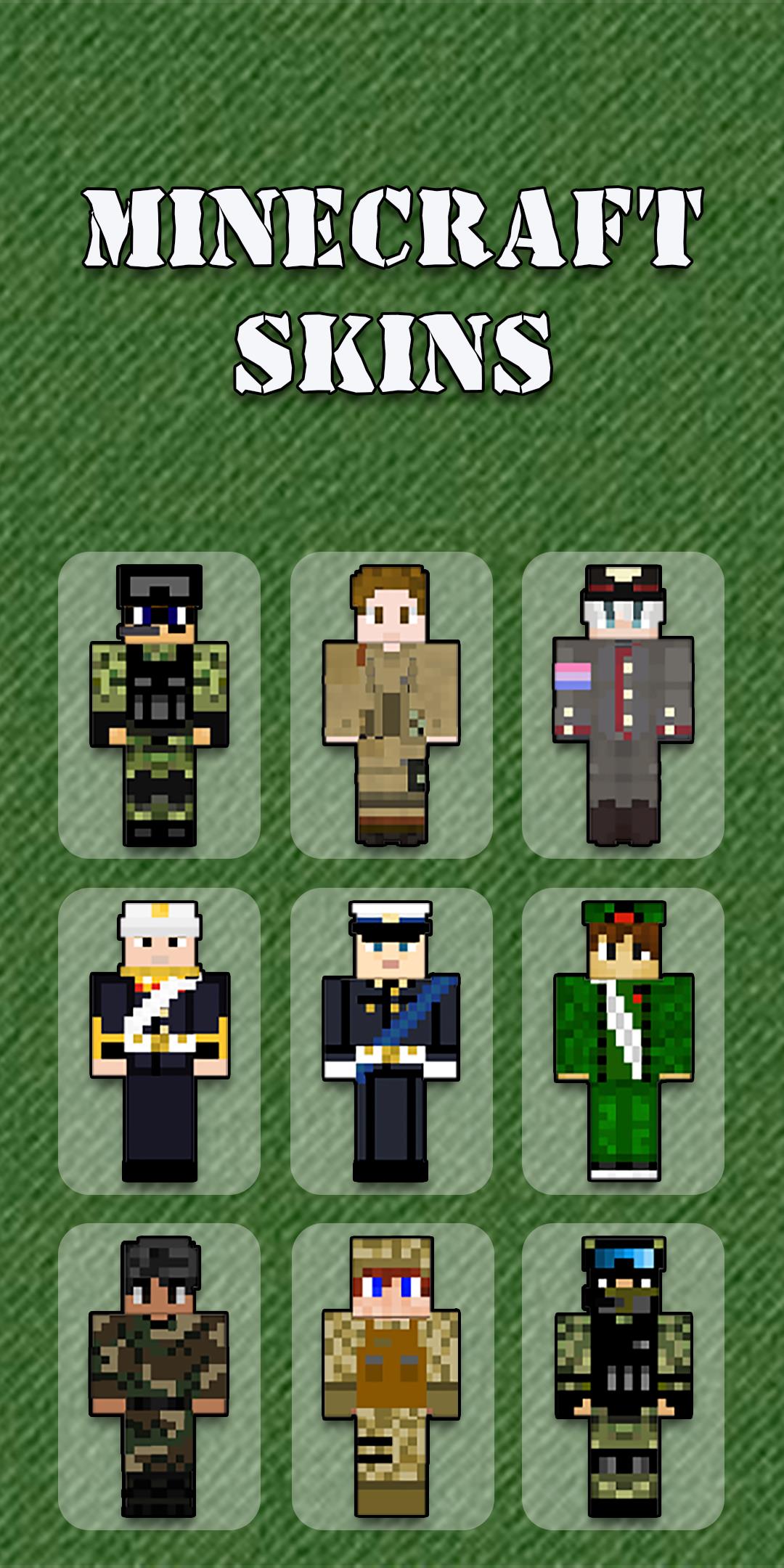 Military Skins for Minecraft 螢幕截圖 1