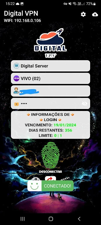 DigitalVPN 螢幕截圖 1