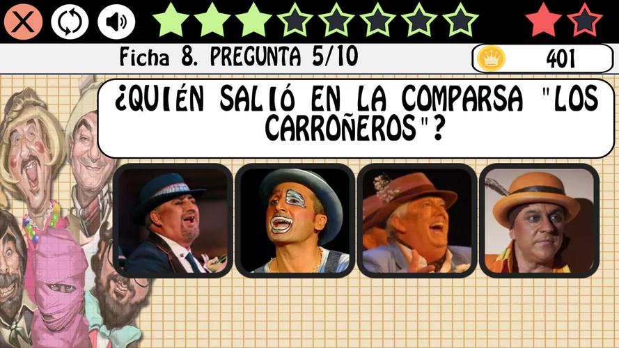 El juego del Carnaval de Cádiz スクリーンショット 3