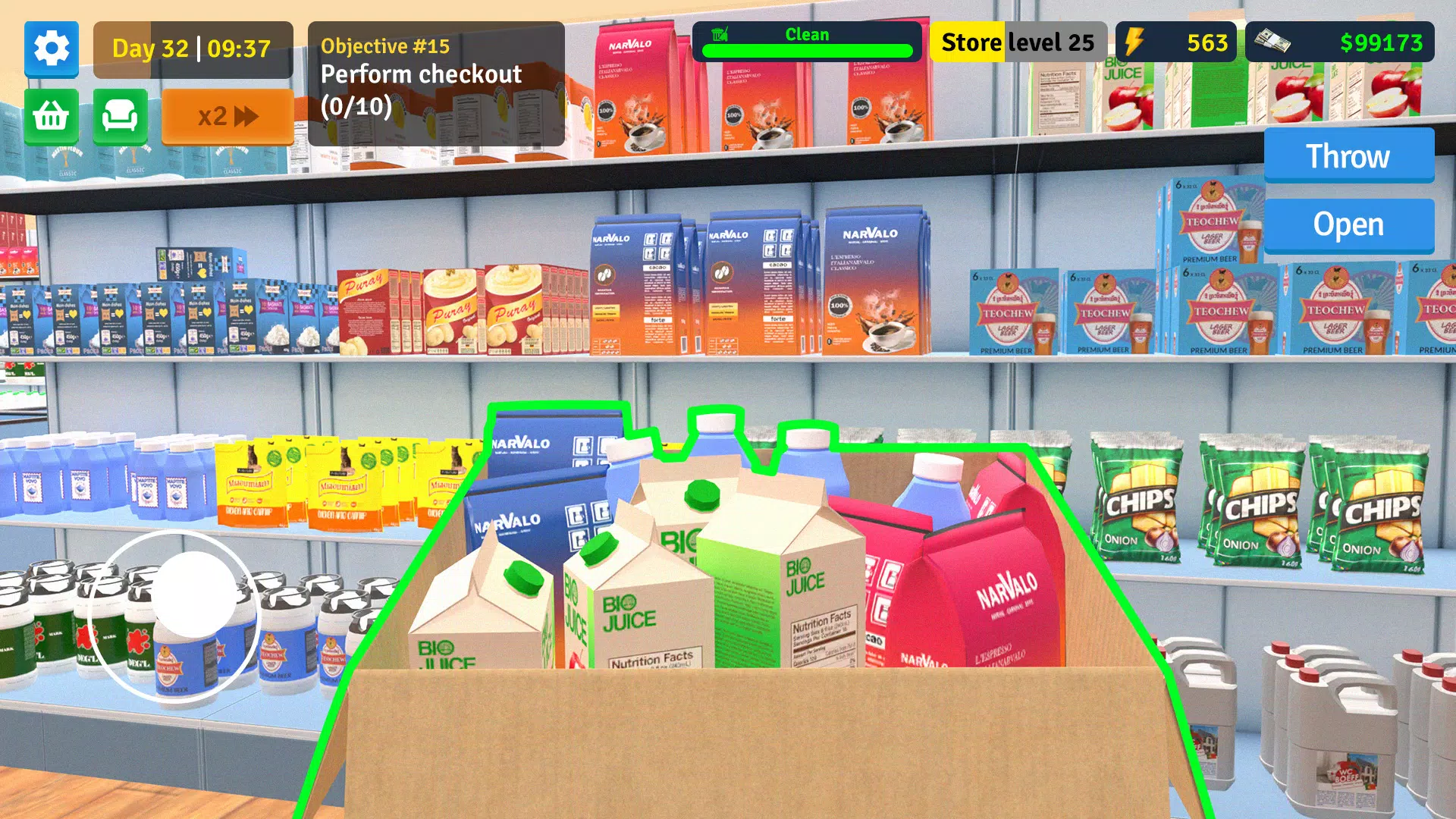 Supermarket Simulator Store 螢幕截圖 0