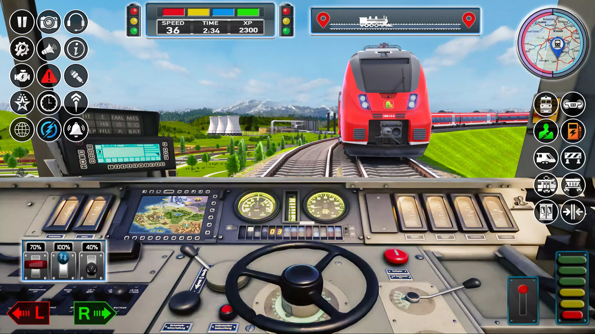 城市火車遊戲 3d 火車遊戲 螢幕截圖 0