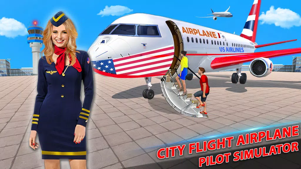 US Pilot Flight: Plane Games 螢幕截圖 1