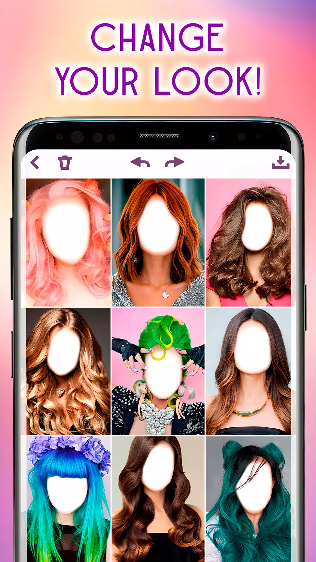 Frisuren Bildbearbeitun Screenshot 3