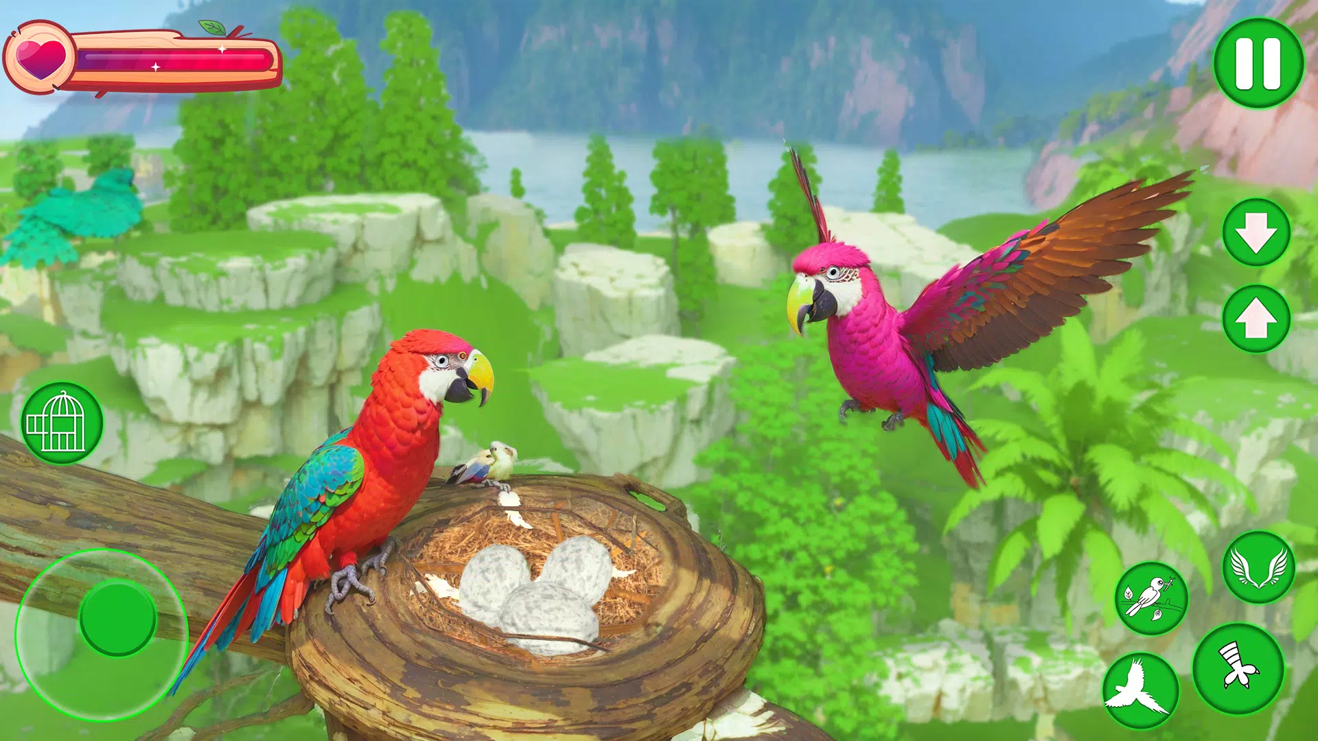 Parrot Bird Simulator Game 스크린샷 2