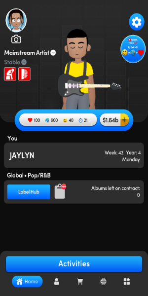 Music Wars: Rockstar & Rap Sim Ảnh chụp màn hình 1