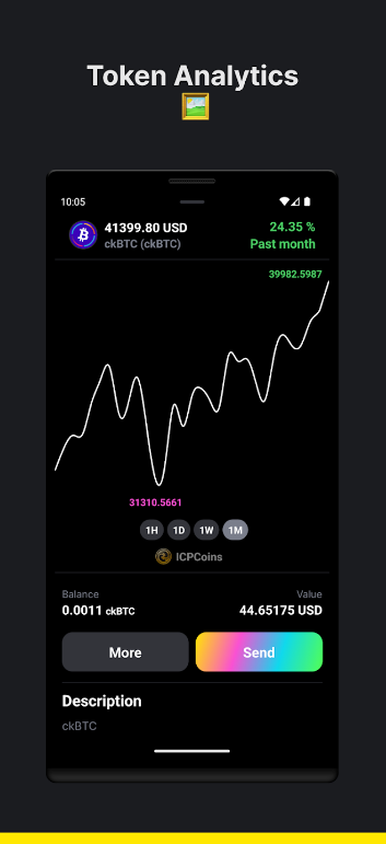 Plug Crypto Wallet Capture d'écran 3