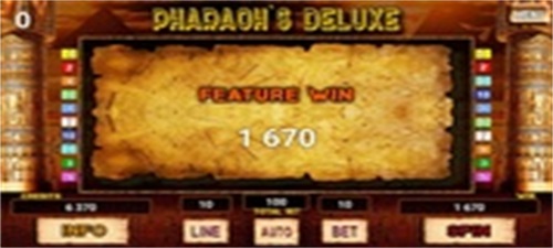 Pharaoh`s Deluxe Slot 螢幕截圖 2