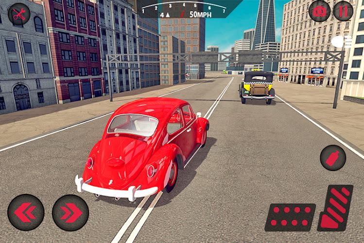 Classic Car Driving: Car Games Tangkapan skrin 0