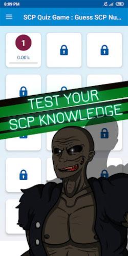 scp quiz game 螢幕截圖 1