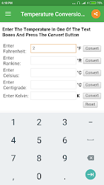 Temperature Converter Zrzut ekranu 0