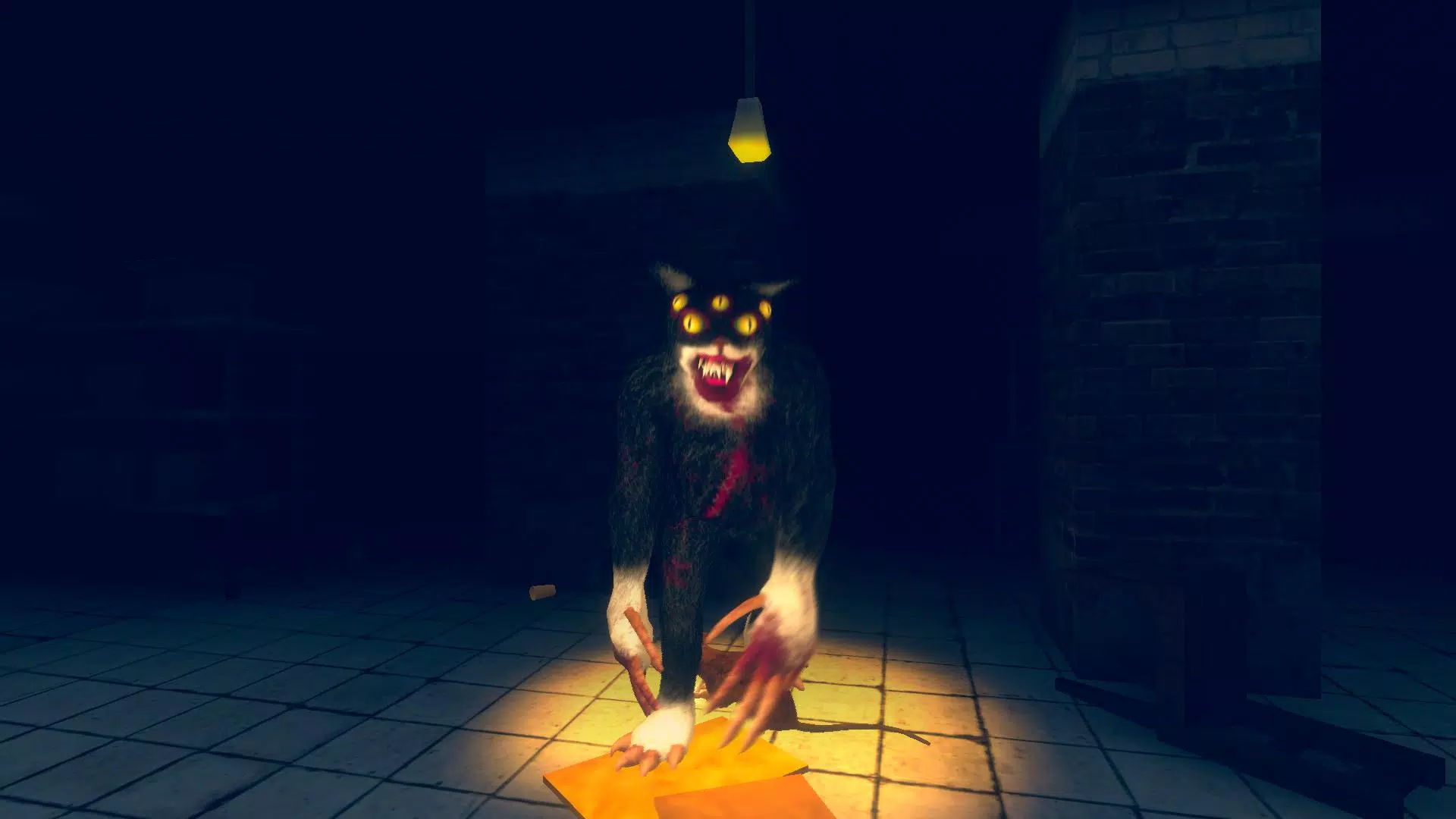 Cat Fred Evil Pet. Horror game Tangkapan skrin 1