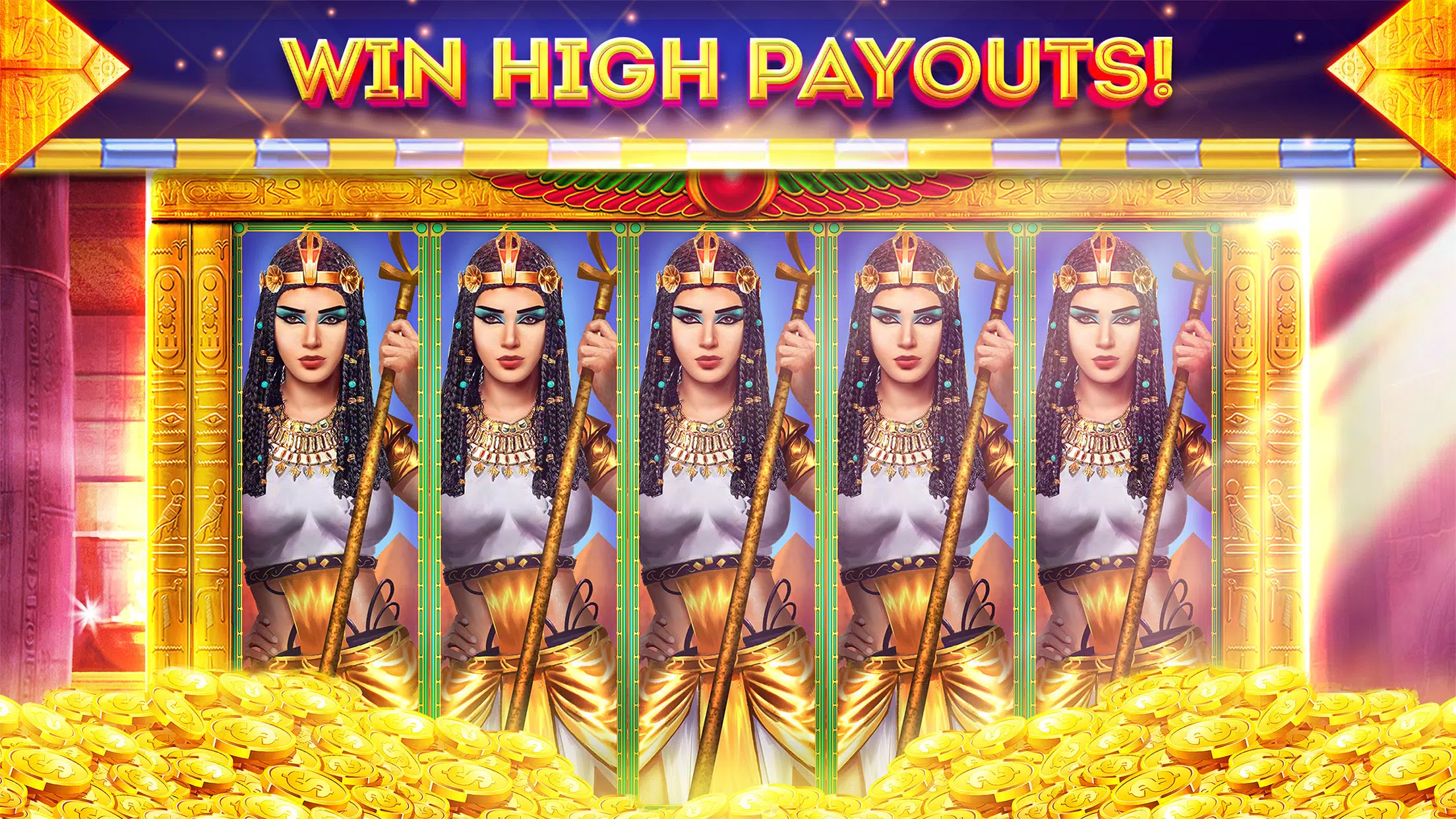 Pharaohs of Egypt Slots Casino ภาพหน้าจอ 2