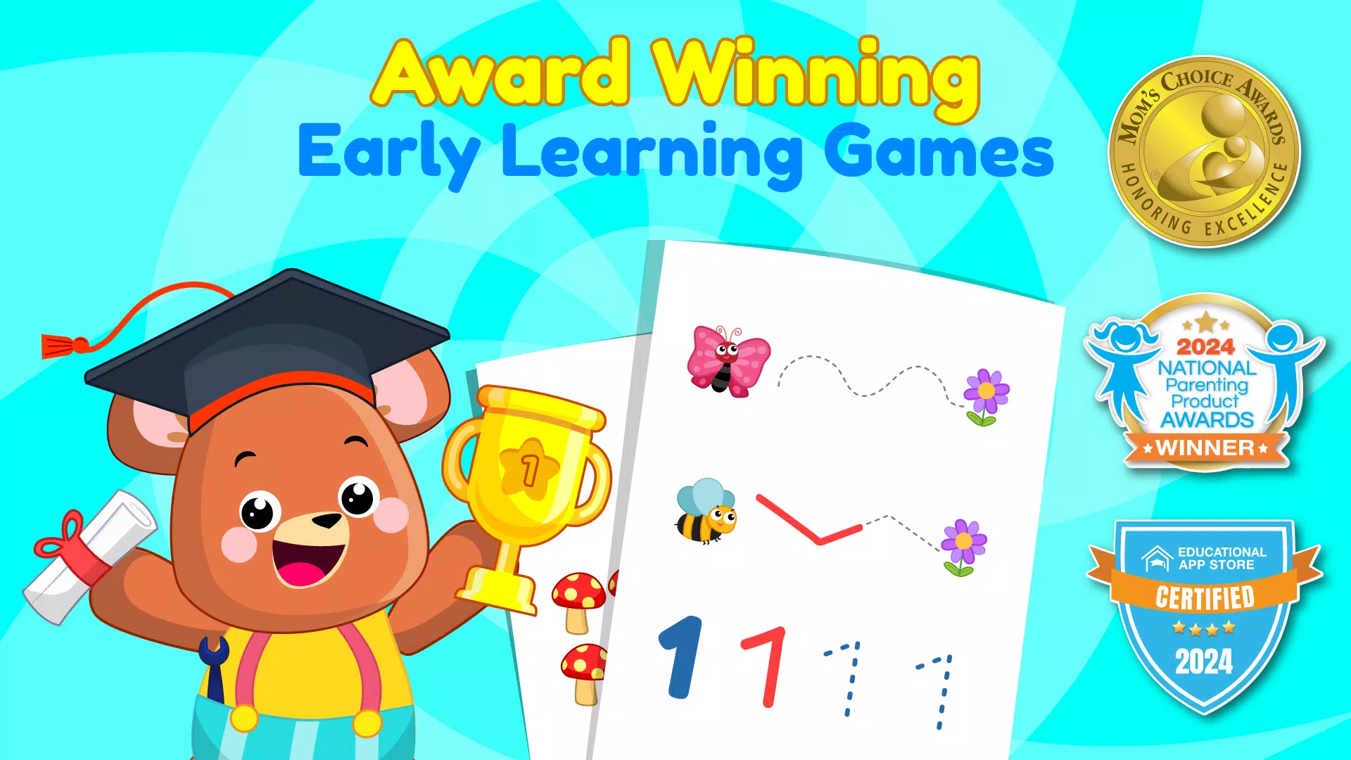 ElePant Kids Learning Games 2+ Schermafbeelding 0