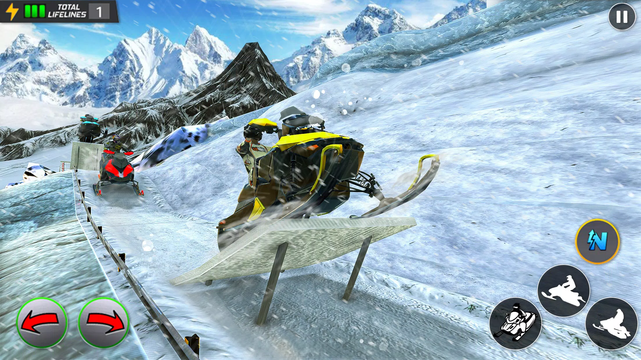 Crazy Skills Snowcross Games Zrzut ekranu 1