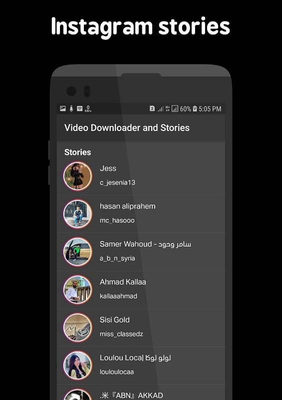 Video Downloader and Stories Ảnh chụp màn hình 3