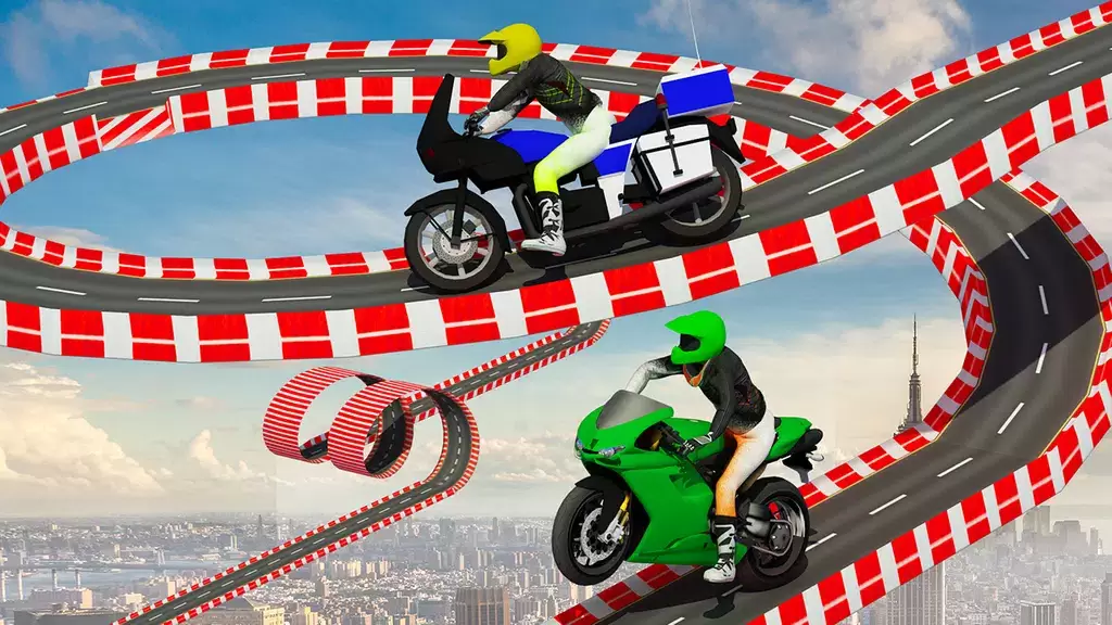 Stunt Bike Race Moto Drive 3D Screenshot 0