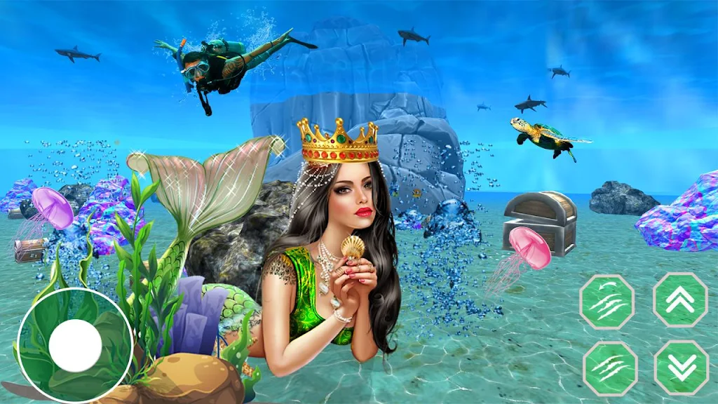 Mermaid Princess simulator 3D Скриншот 1