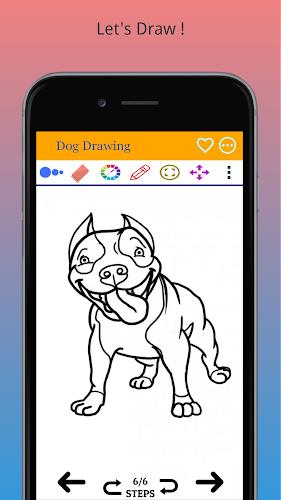 How to Draw Dog Step by Step 螢幕截圖 3