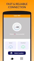 Turbo VPN - Fast Secure VPN Ảnh chụp màn hình 0