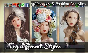 Hairstyles & Fashion for Girls 螢幕截圖 1