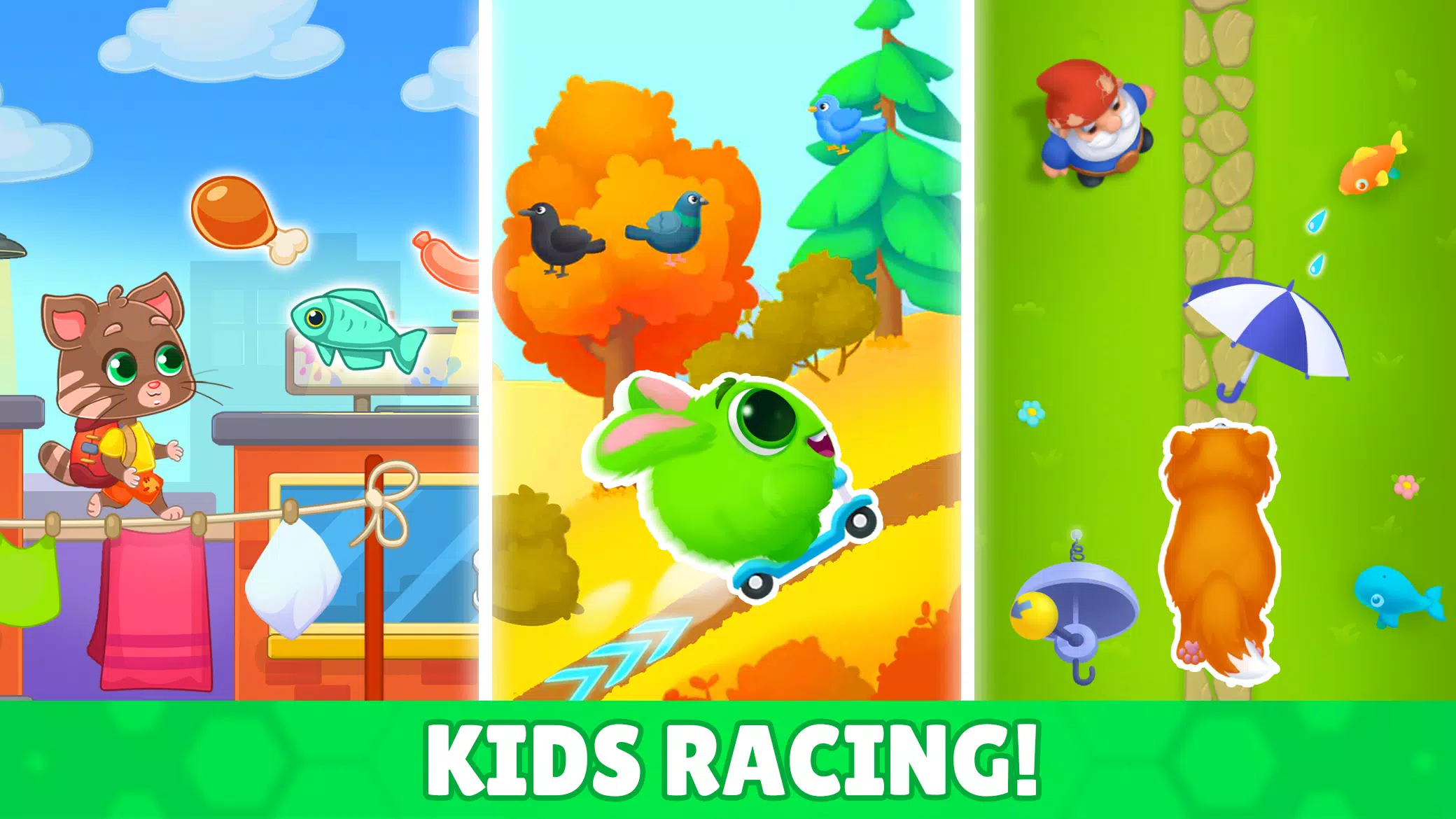 Just jump and run! Kids game! Captura de pantalla 1