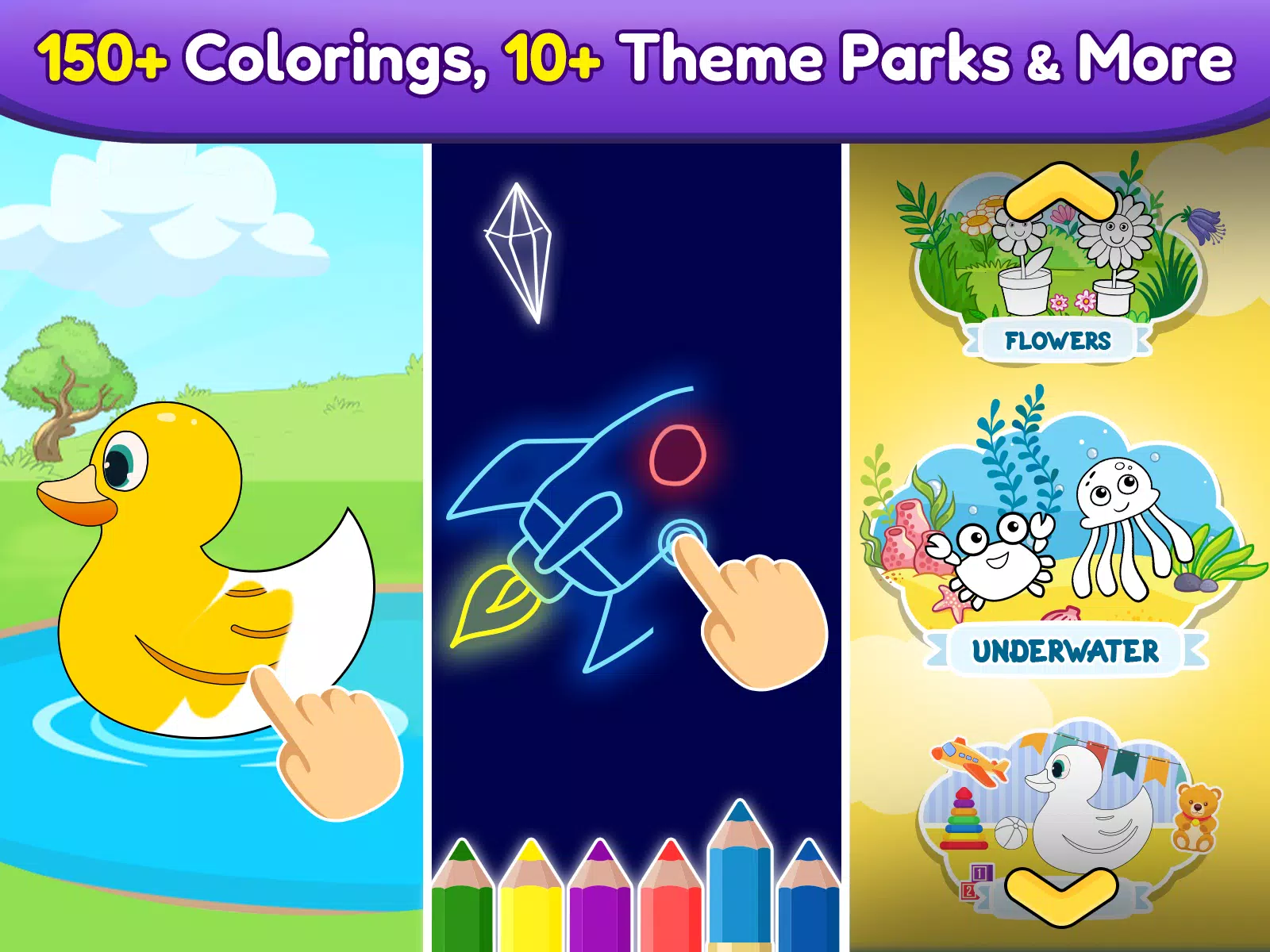 Coloring games for kids: 2-5 y Captura de pantalla 0