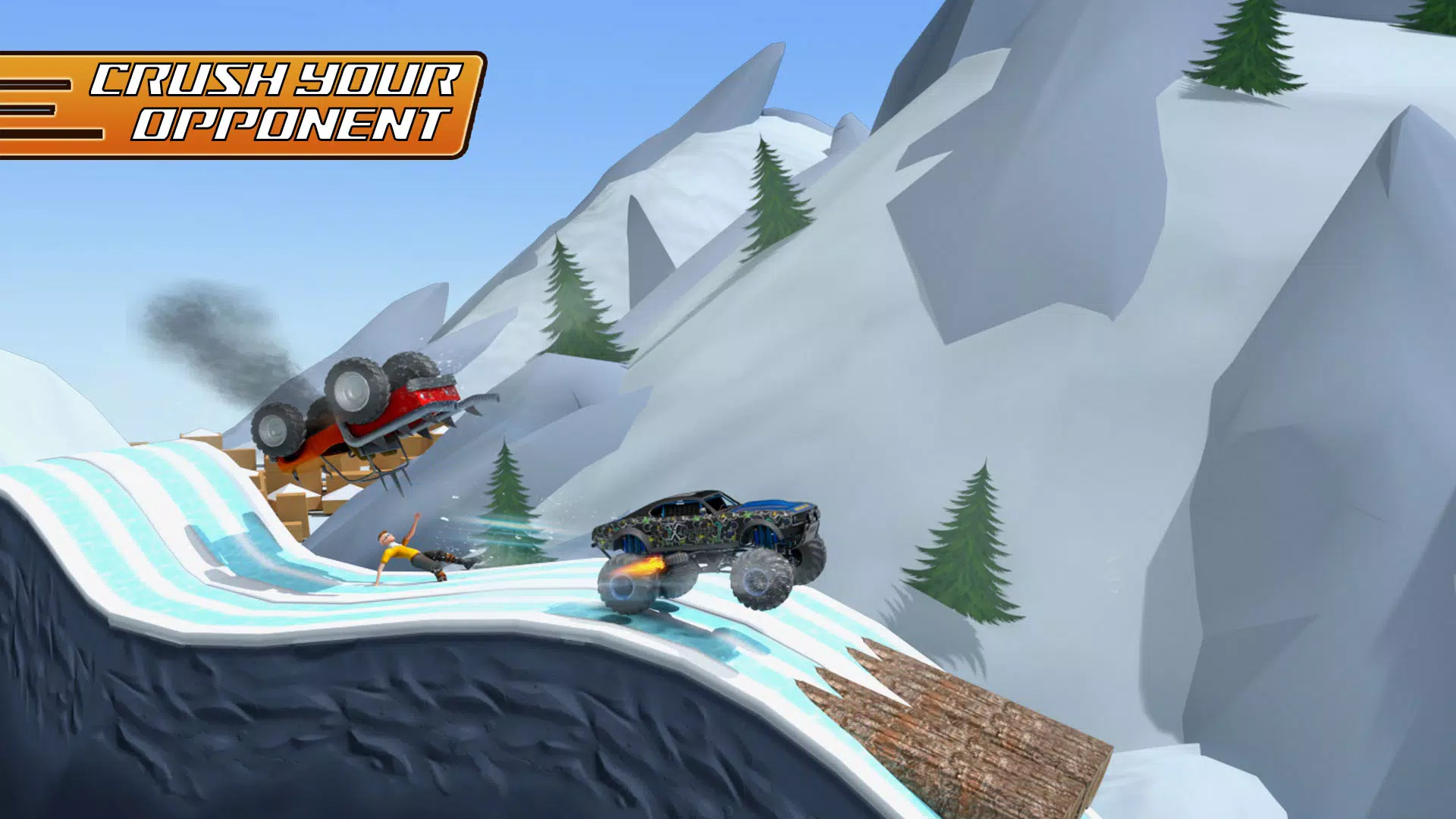 Uphill Racing - Hill Jump Game Ảnh chụp màn hình 1