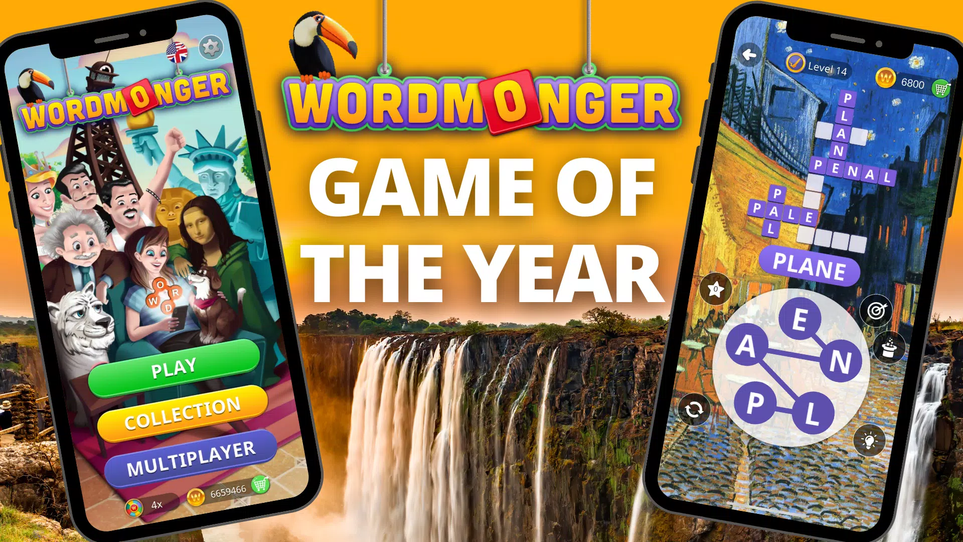 Wordmonger:最新のワードゲームとパズル スクリーンショット 0