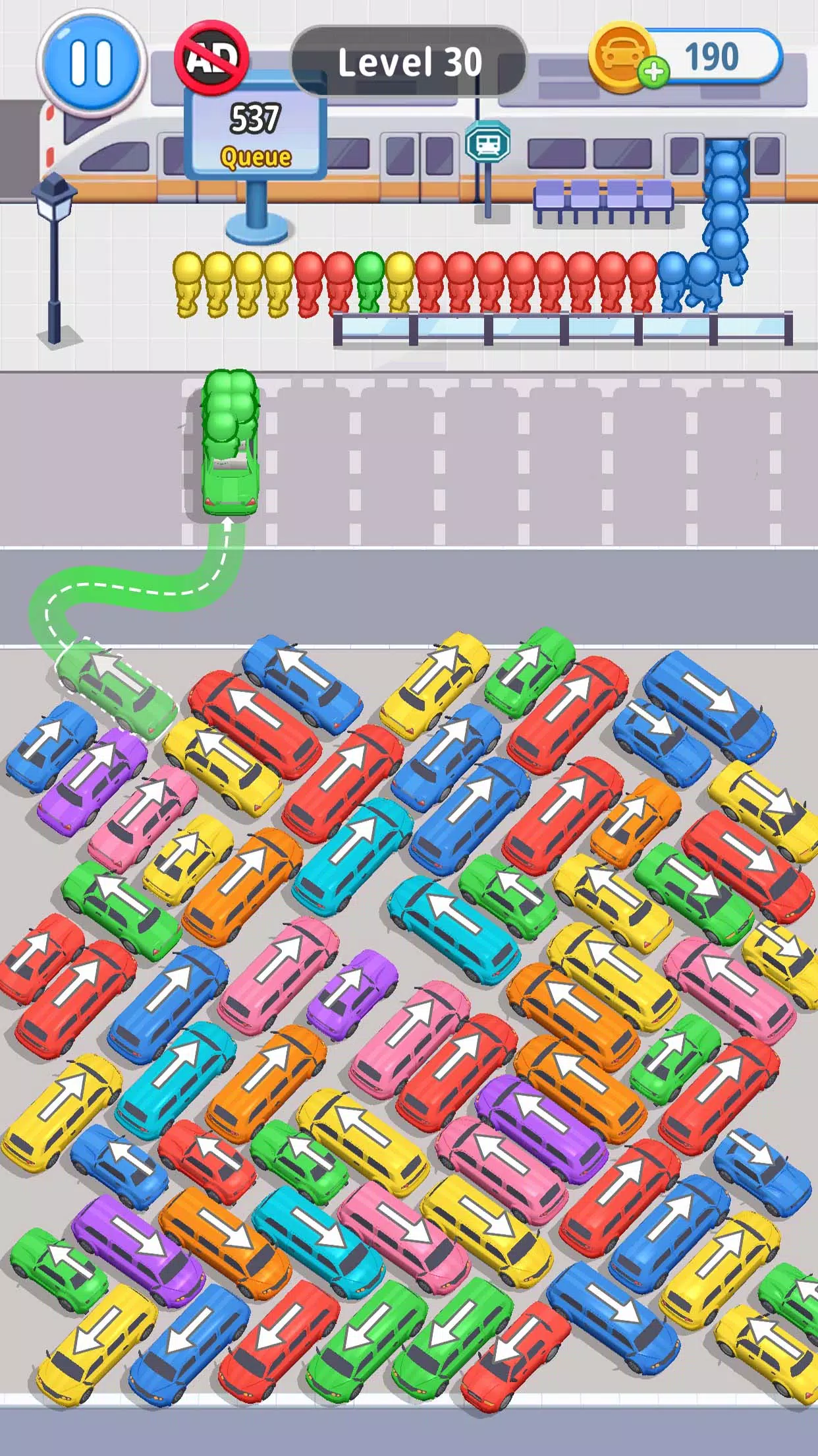 Car Jam Solver ภาพหน้าจอ 0