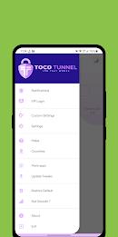 Schermata Toco Tunnel VPN 1