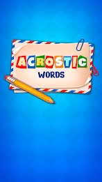 Acrostic Words: Crossword Game スクリーンショット 1