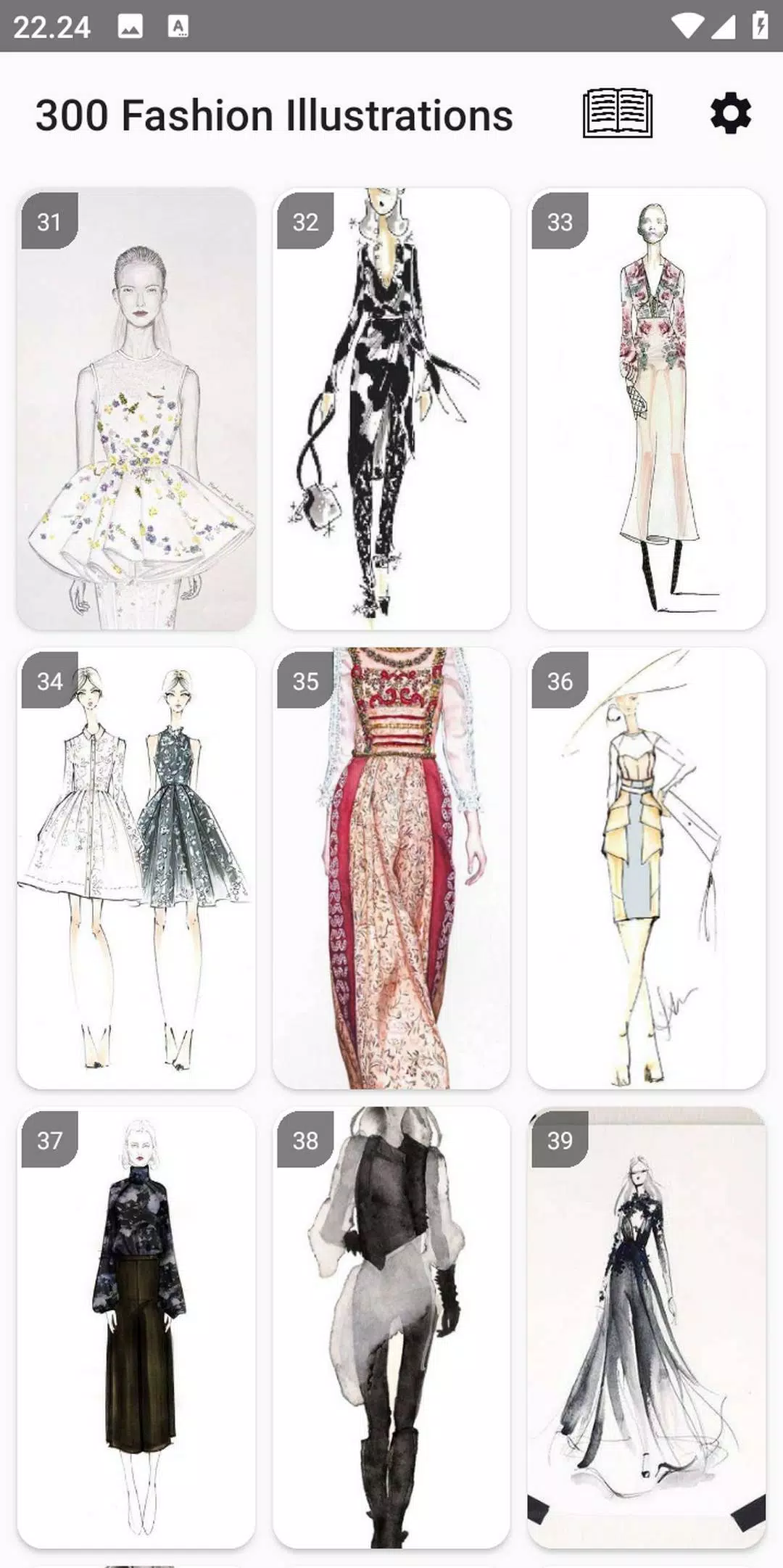 300 Fashion Illustrations Captura de tela 1