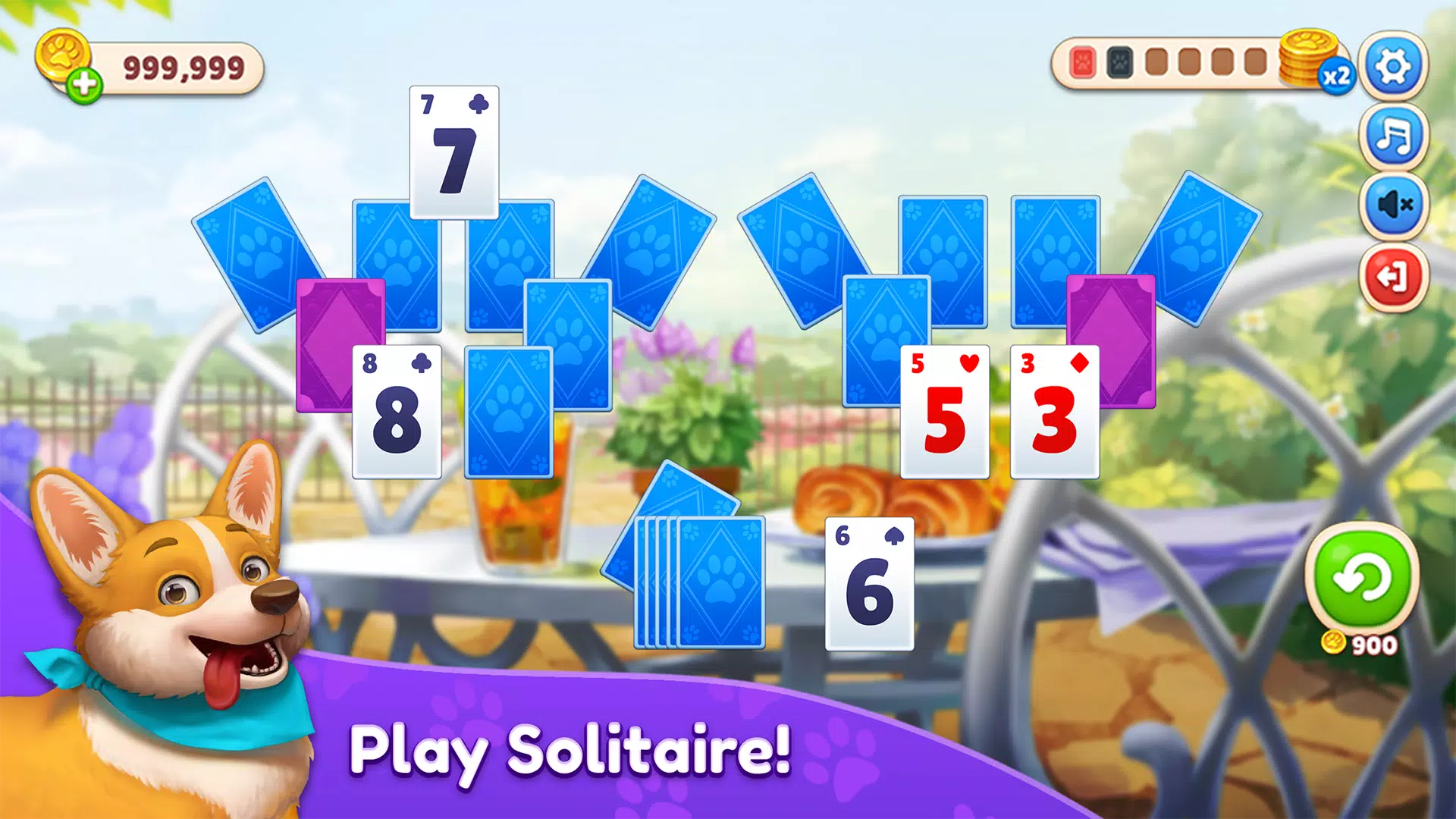 Piper’s Pet Cafe - Solitaire Ảnh chụp màn hình 1