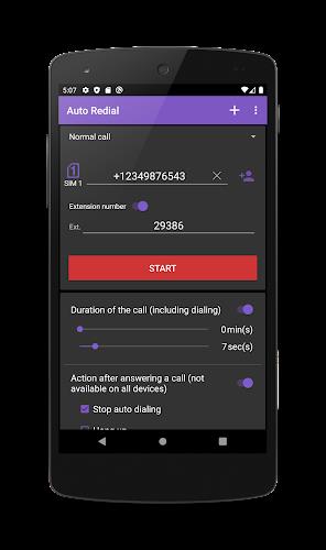 Auto Redial 螢幕截圖 0