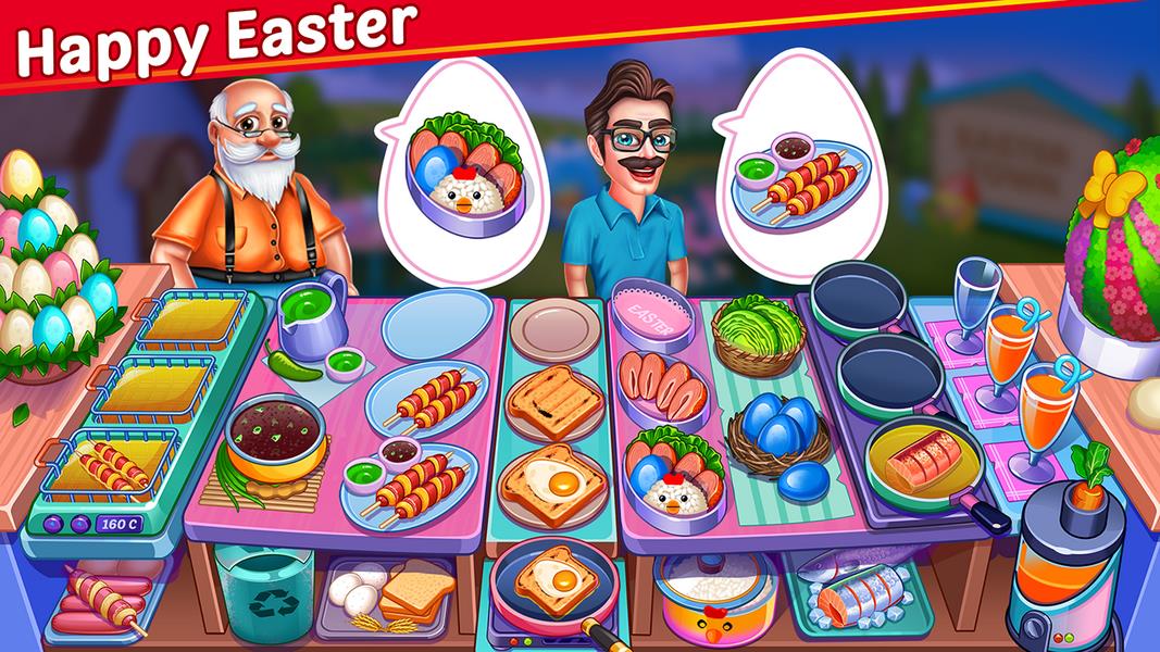 Schermata Christmas Food Shop - Cooking Restaurant Chef Game 1