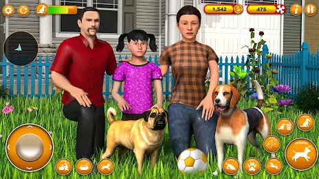 Pet Dog Family Adventure Games ภาพหน้าจอ 1