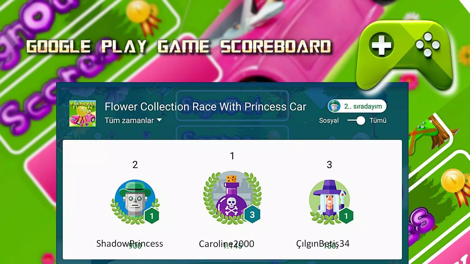 (New) Collect The Most Flowers With Prencess Captura de pantalla 3