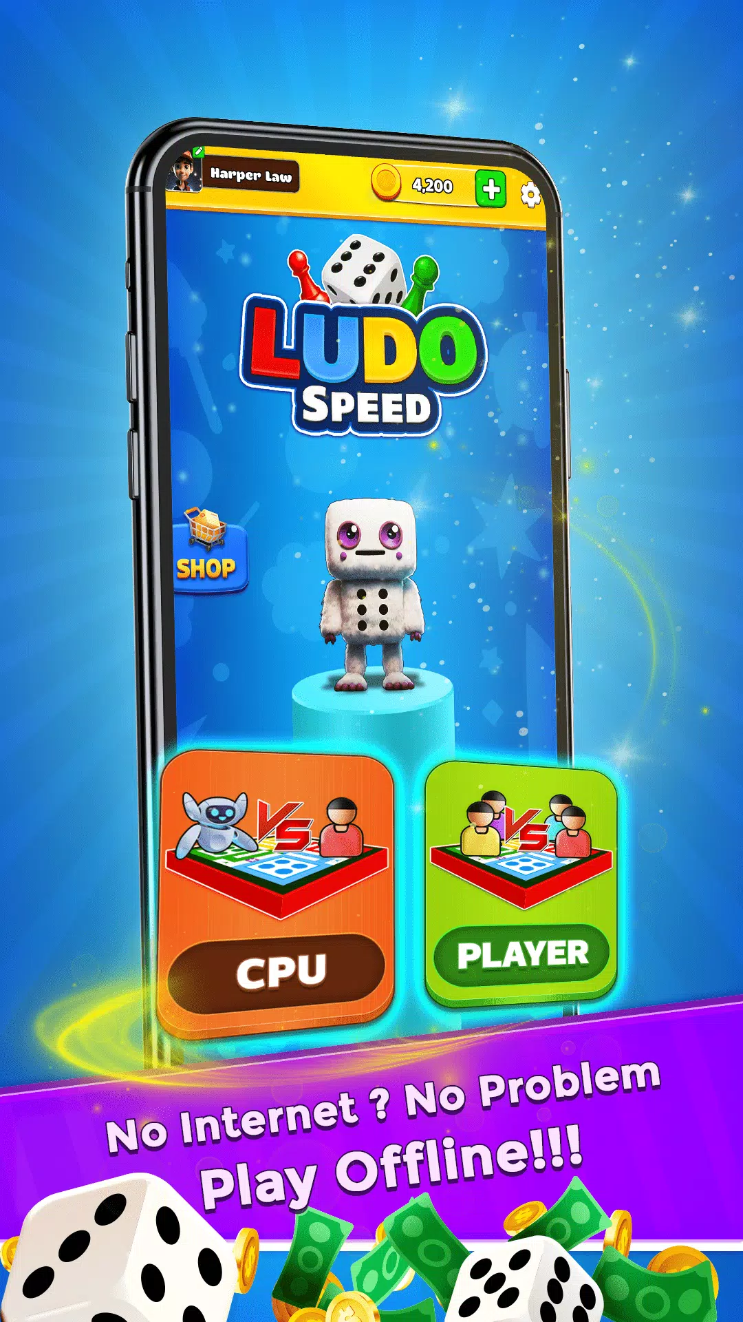 Ludo Speed - Dice Game Fun! 螢幕截圖 2