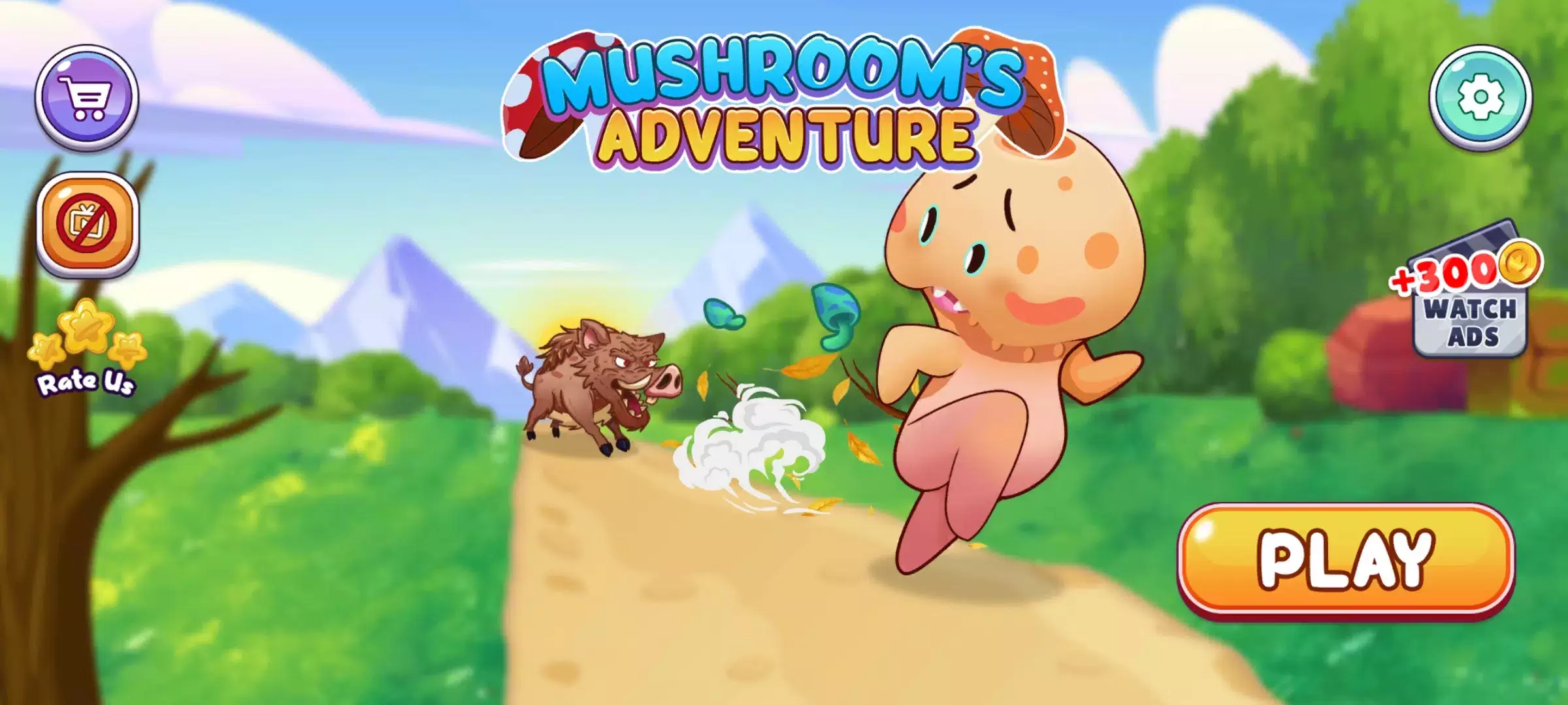 Mushroom war: Jungle Adventure ဖန်သားပြင်ဓာတ်ပုံ 0