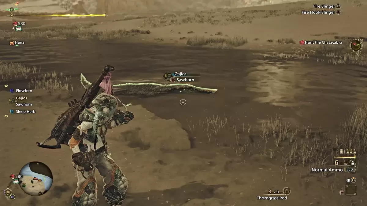 Screenshot ng Escapist ng Sharp Fangs sa Monster Hunter Wilds