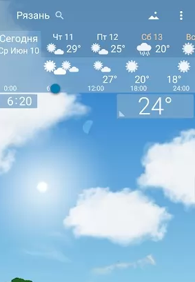 Awesome weather YoWindow live weather wallpaper 螢幕截圖 1