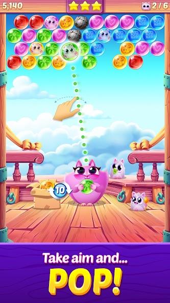 Cookie Cats Pop - Bubble Pop Mod 螢幕截圖 2