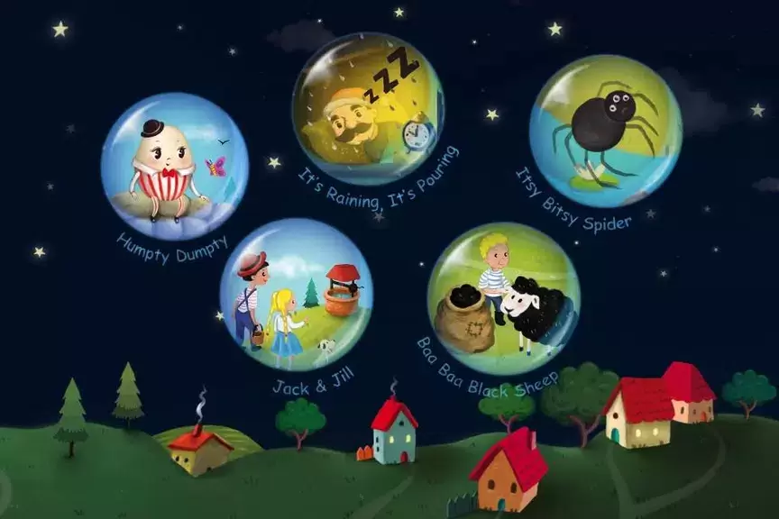 Cute Nursery Rhymes, Poems & Songs For Kids Free Screenshot 0