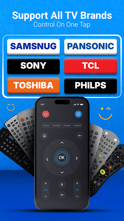 TV Remote Universal-for All TV 螢幕截圖 1