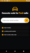 Ford radio code generator 螢幕截圖 0