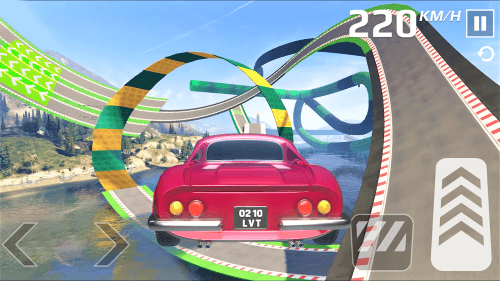 GT Car Stunts 3D Mod Скриншот 3