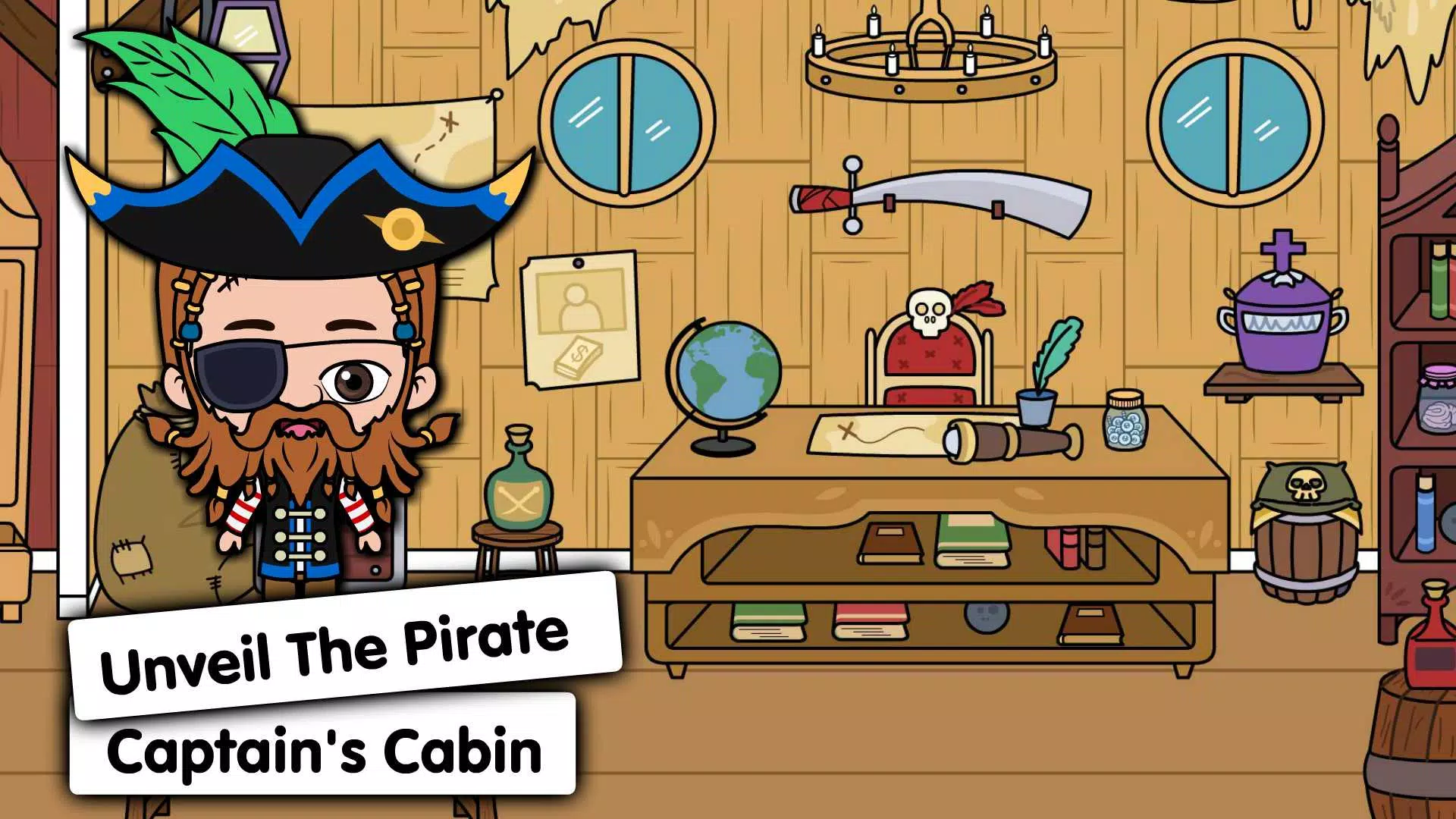 My Pirate Town: Treasure Games Zrzut ekranu 2