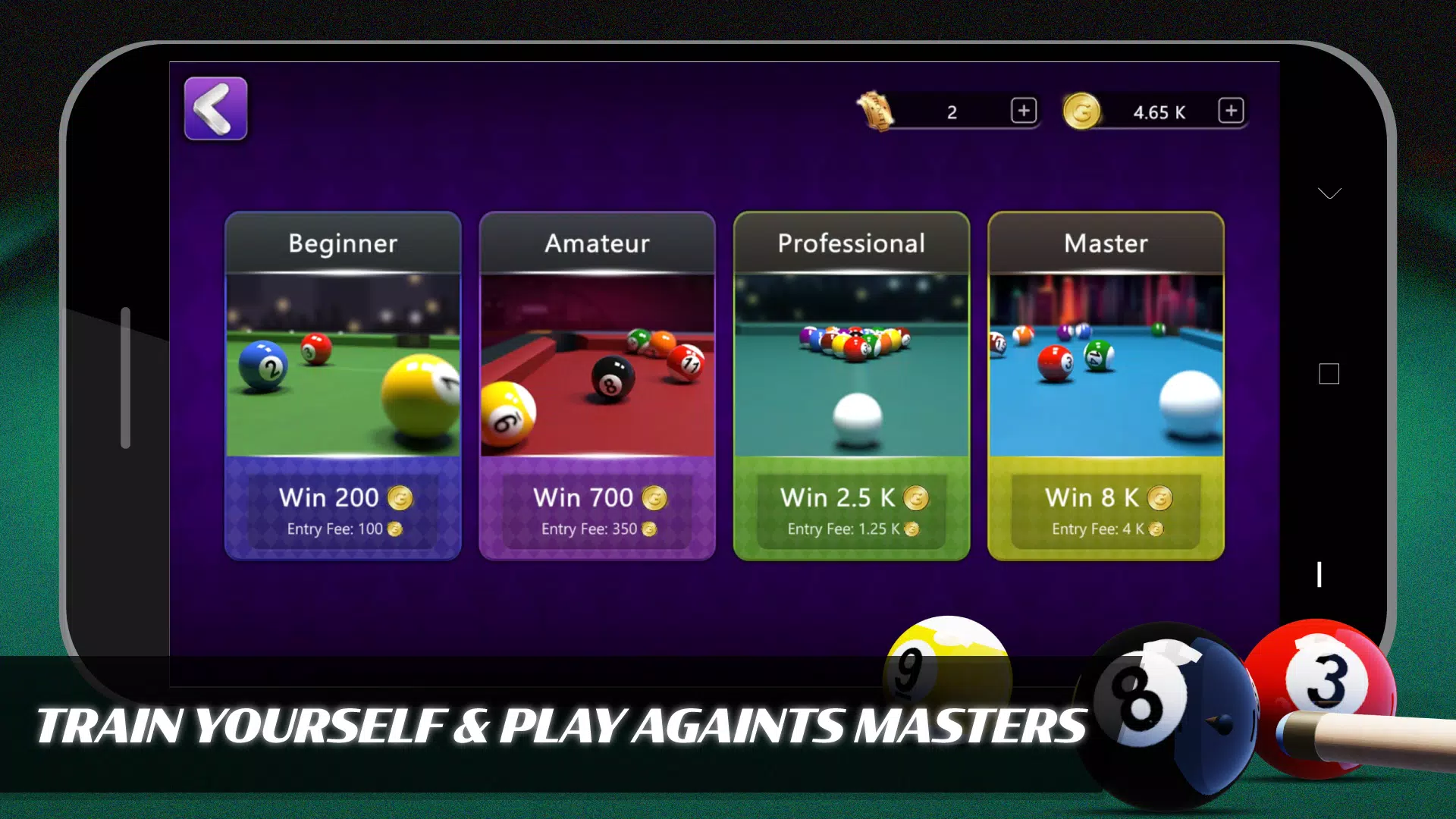 8 Ball Billiards Offline Pool Capture d'écran 1